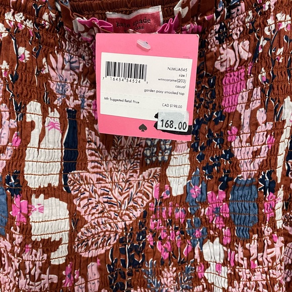 Brand new Kate spade top, size large , paid 168 us - Picture 2 of 4